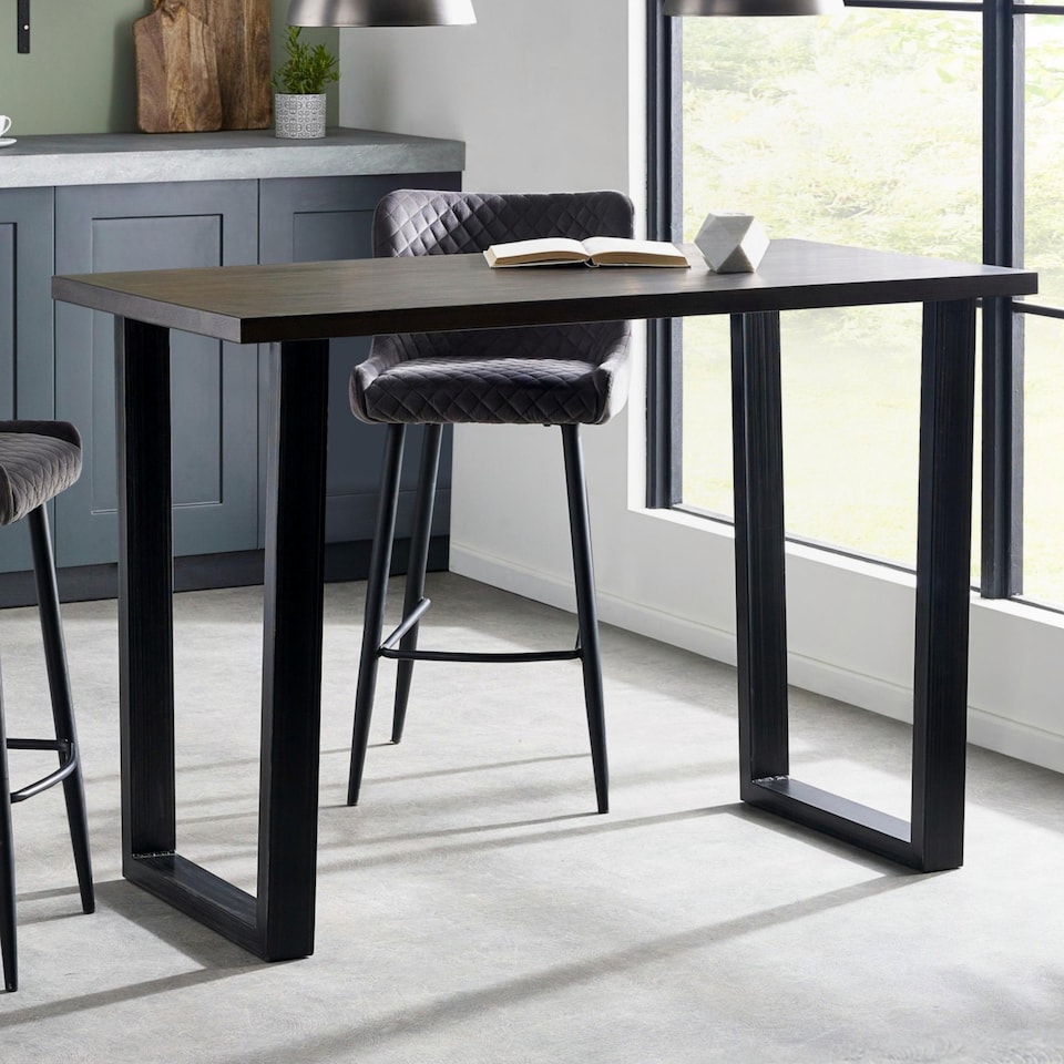 image 1 of Brooklyn Bar Table Dark Oak