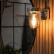 image 3 of ValueLights Fanar Polished Chrome Industrial Chrome Bathroom Wall Light