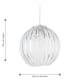 image 5 of Craw - Clear Acrylic Pendant Shade Clear