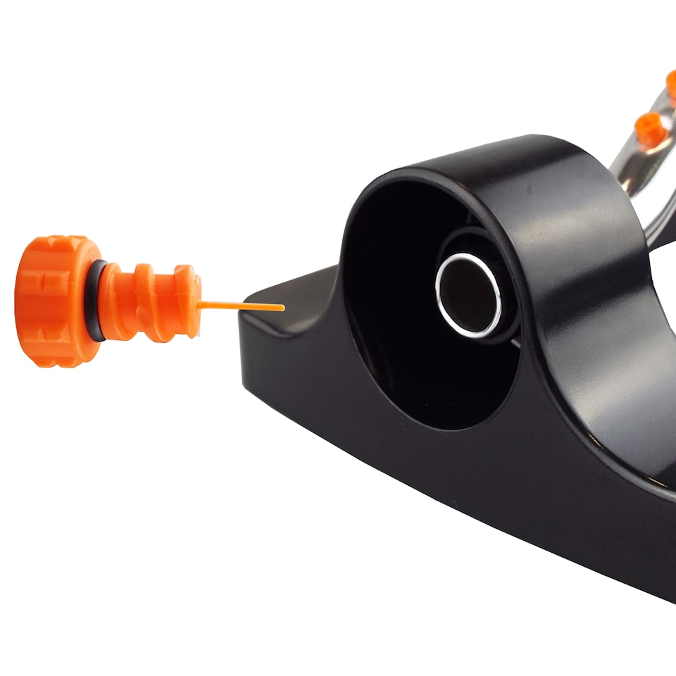 image 1 of Compact Eco Line Oscillating Sprinkler with Durable Metal Bar and Quick Click-Lock Connection