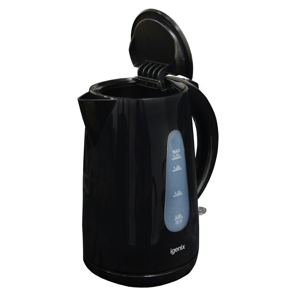image 1 of Igenix IG7205, Cordless Jug Kettle, 1.7 Litre, 3000W, Black