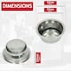 image 3 of Delonghi 2-Cup Filter EC680 EC685 EC820 EC860 Coffee Espresso Machine DLSC401