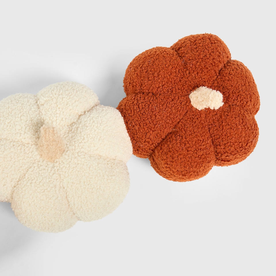 image 1 of OHS Pumpkin Halloween Autumn Fall Decor Draft Door Guard Stop Soft Plump Plush Draught Excluder