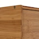 image 9 of Double Layer Roll Top Bamboo Wooden Bread Bin Kitchen Storage | Brown