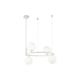 image 1 of Ring Ceiling Pendant Lamp White, 4 Light, G9
