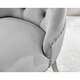 image 5 of Furniturebox 2x Belgravia Grey Velvet Scoop Knockerback Dining Chairs
