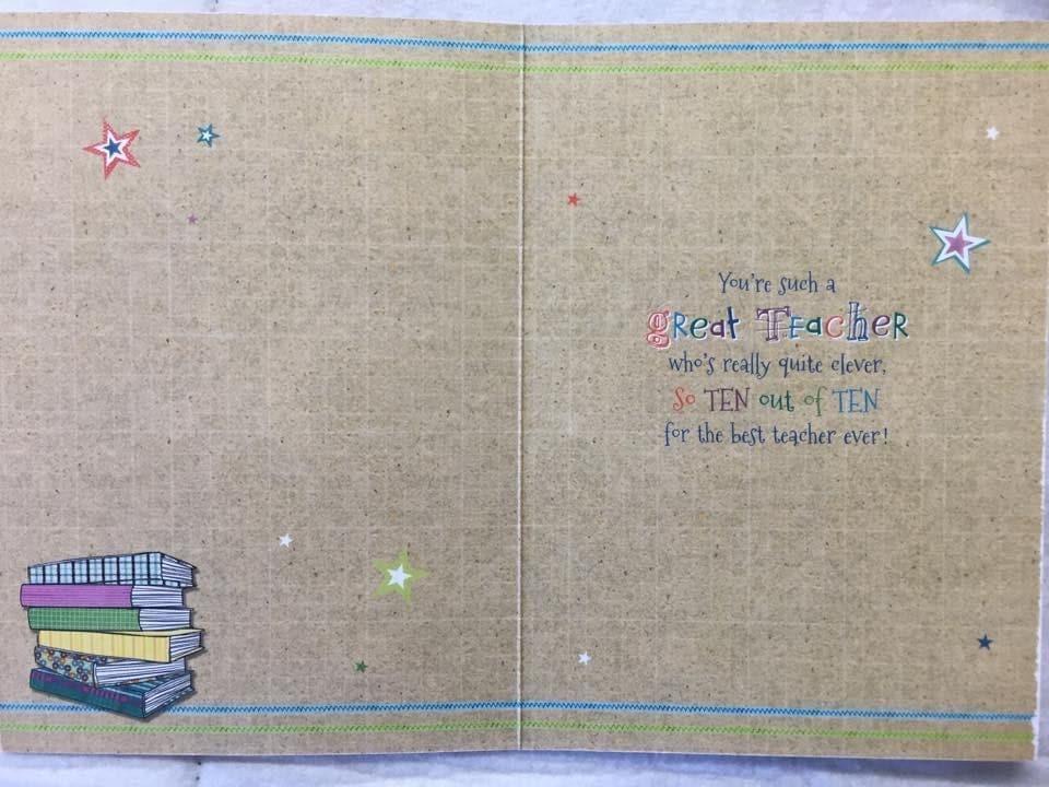 image 1 of Thank You Teacher Card