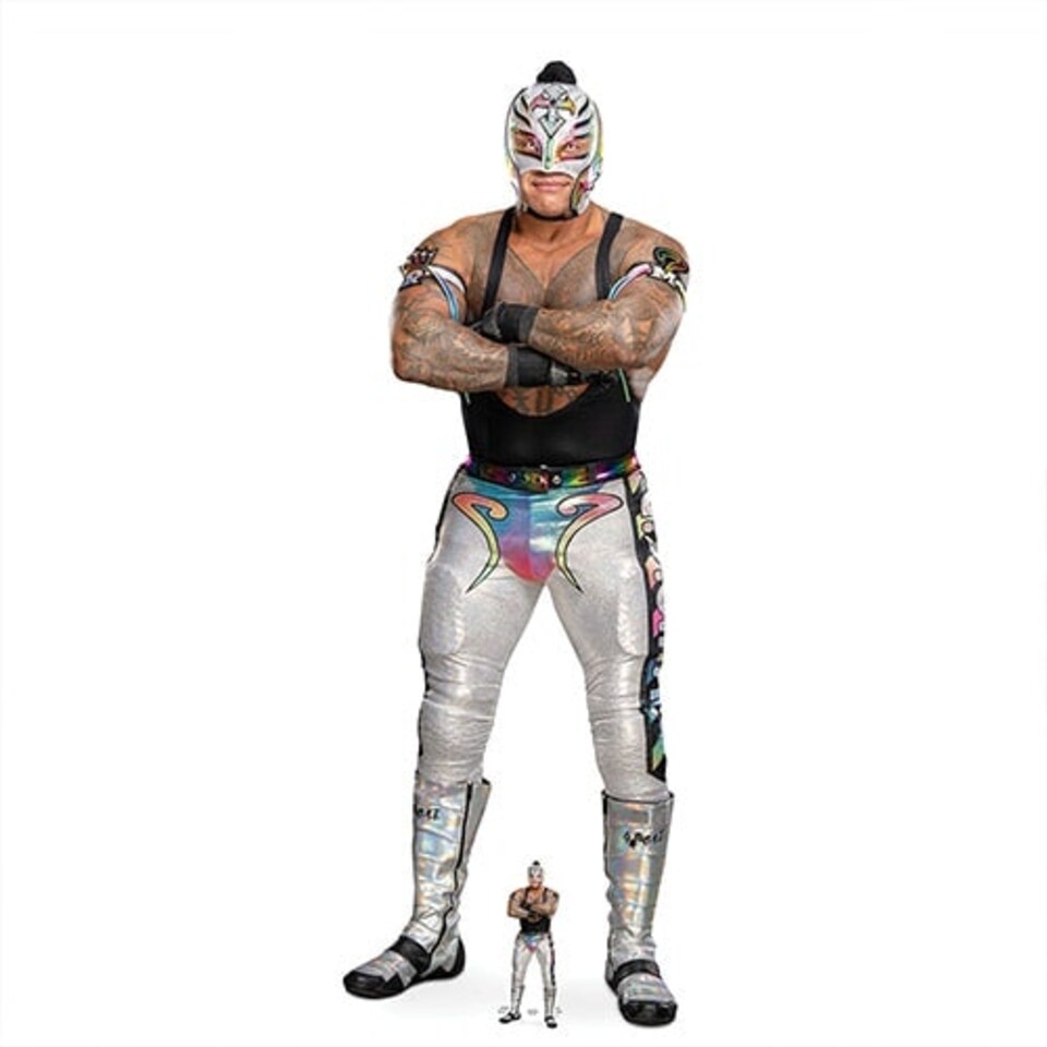 Rey Mysterio Silver WWE Lifesize Cardboard Cutout 173cm