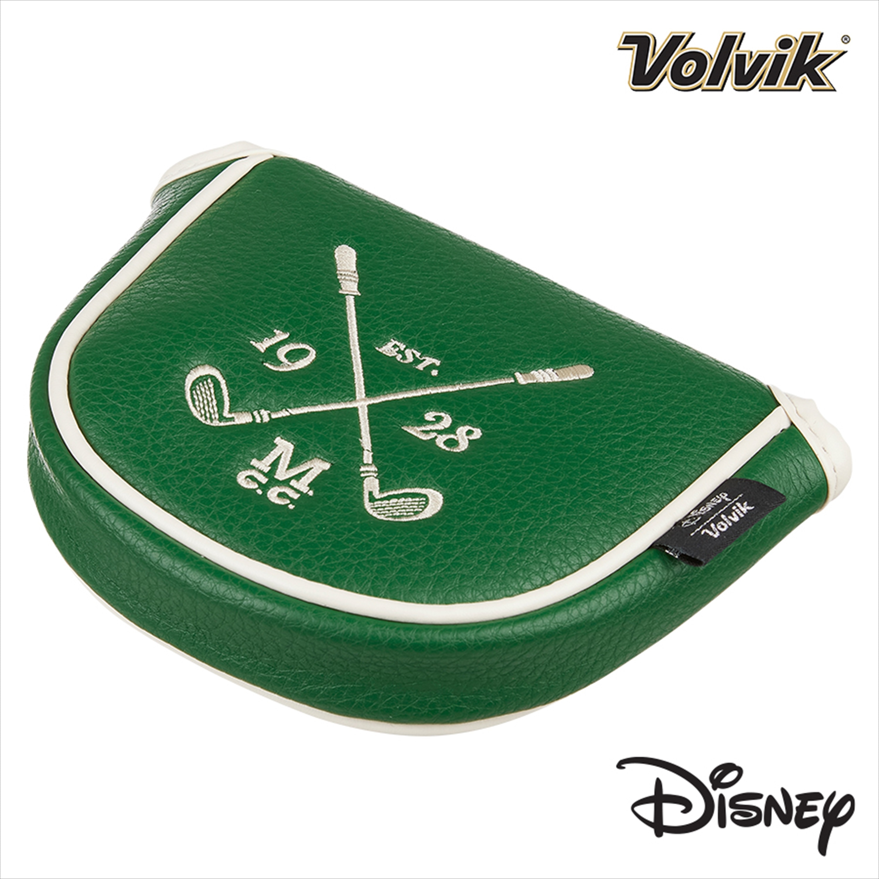 Volvik Disney CC Mickey Putter Head Cover (Mallet) - Green