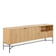 image 1 of Jaipur Sideboard With 2 Doors and 2 Shelves in Oak Brown