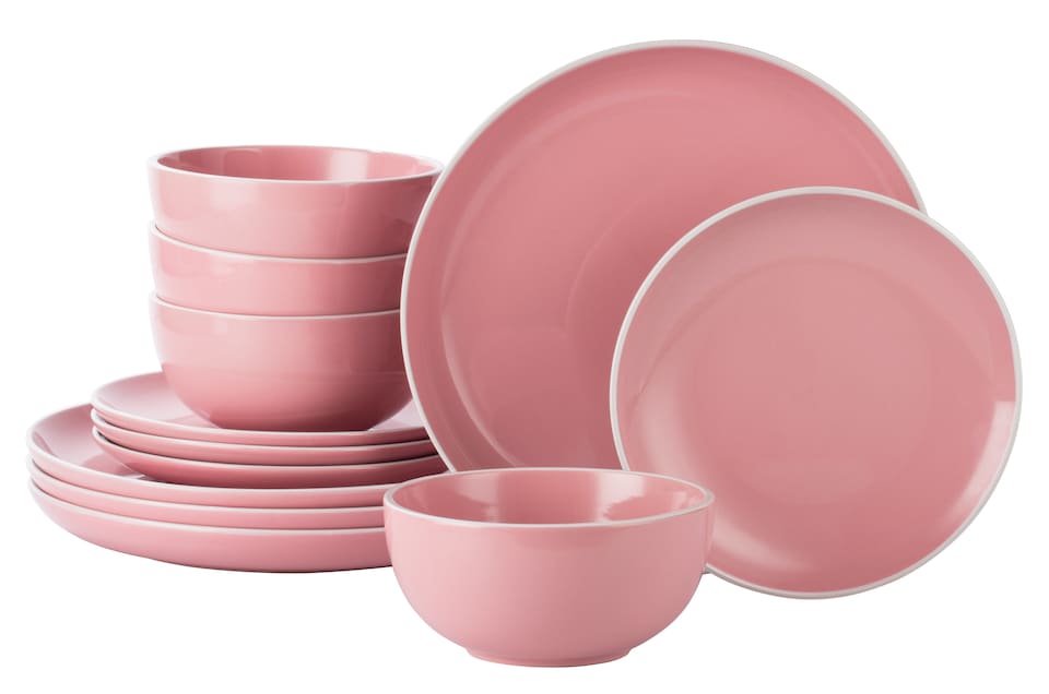 image 1 of 12pc Emerald Green Dinner Set
