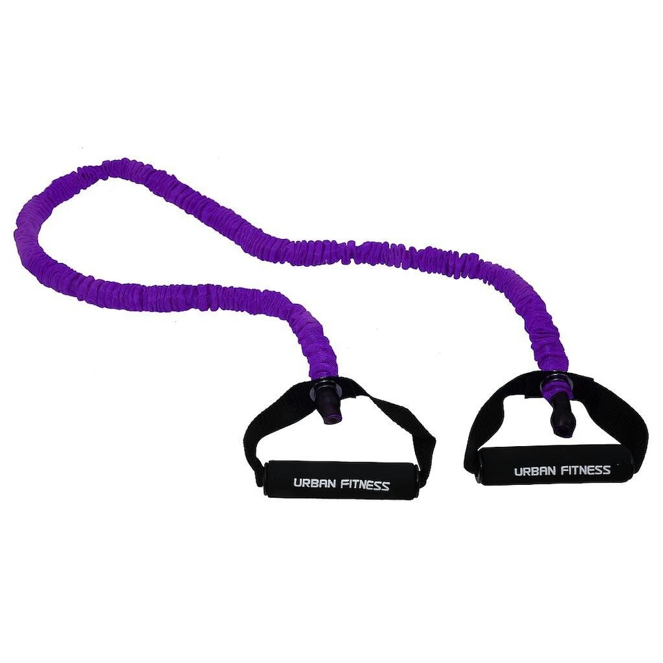 image 1 of Urban Fitness Resistance Tube - Purple - Light