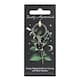 image 1 of Deadly Nightshade Keyring with Black Obsidian