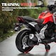 image 5 of AIYAPLAY Honda Licensed 12V Kids E-Bike w/ Music, Safety lights - Red