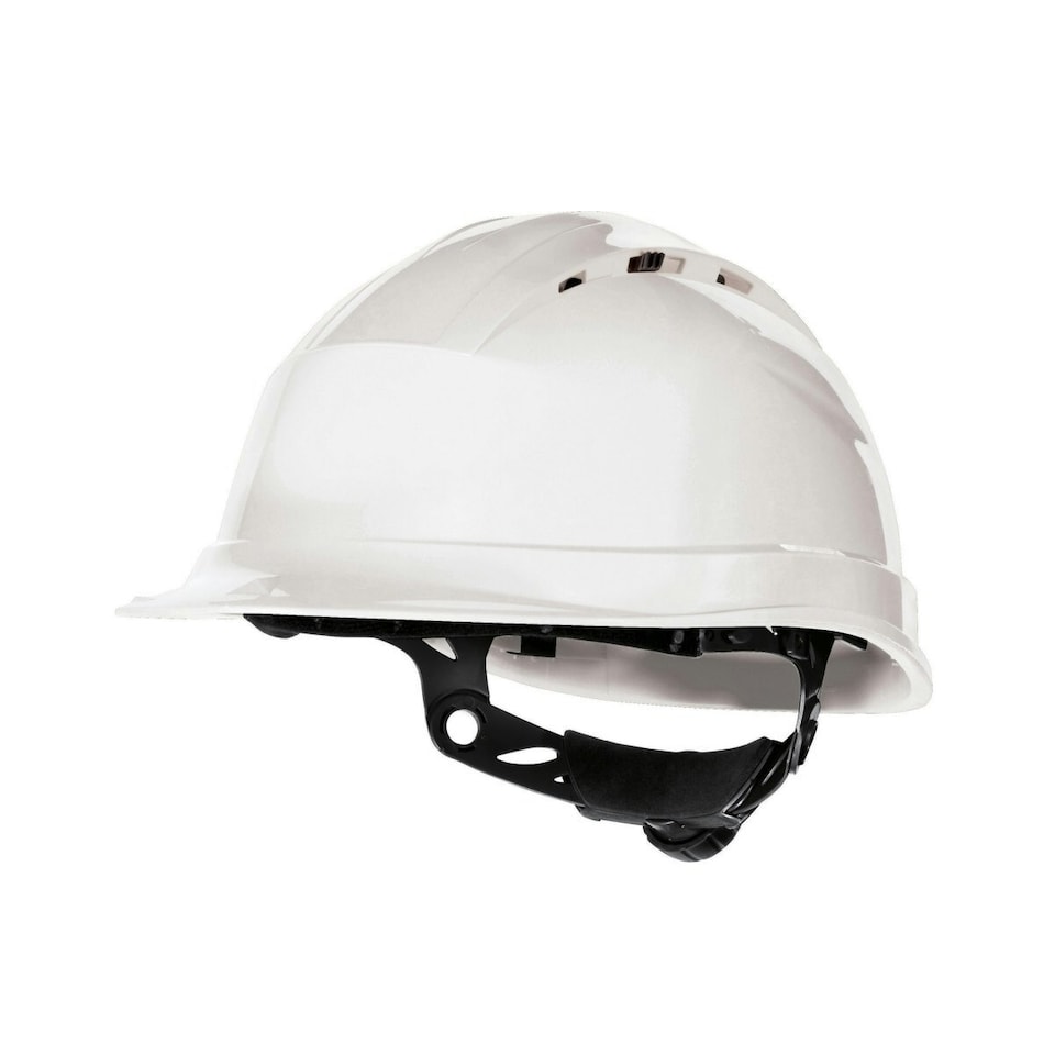 image 1 of Delta Plus Quartz Rotor Ventilated Safety Work Helmet - White - One Size | White | One Size