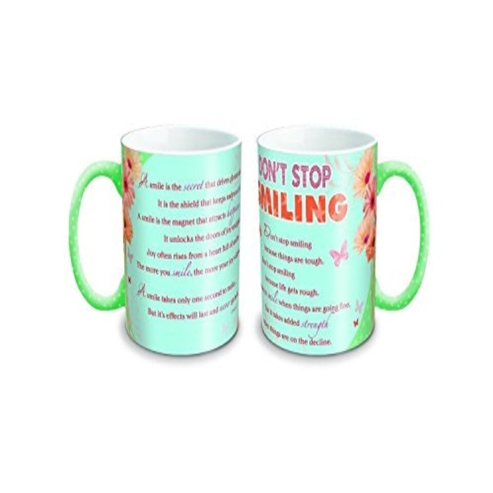 image 1 of Don't Stop Smiling ... Sentimental Mug - Birthday, Christmas Gift