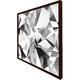 image 2 of Black & white geometric grunge pattern (Picutre Frame) Black | M