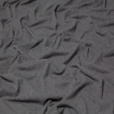 Minerva Core Range Grey Heavy Cotton Jersey Stretch Knit Fabric for Dressmaking, 160cm / 62" Wide - per metre