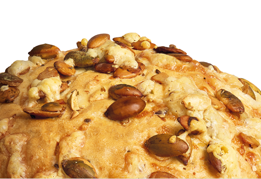 Bulka s dýní a sýrem