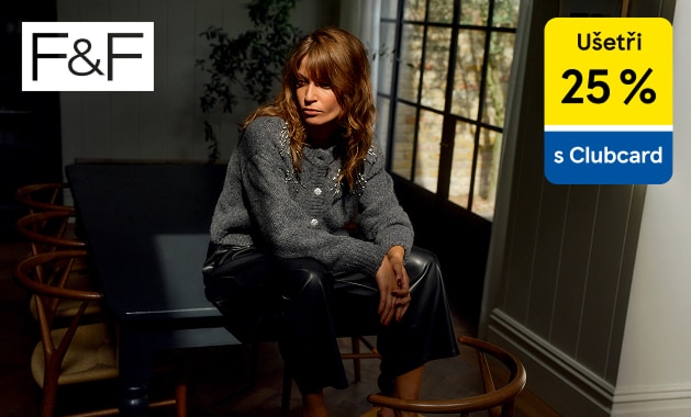 -25 % na veškeré oblečení, obuv a doplňky F&F