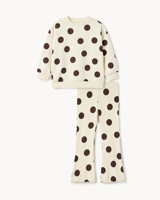 Set s puntíkovaným vzorem