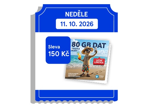 150 Kč sleva na 80 GB