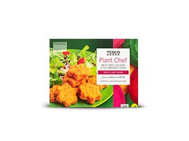 Tesco Plant Chef Bezmasý obalovaný výrobek na bázi rostlinných bílkovin 160g