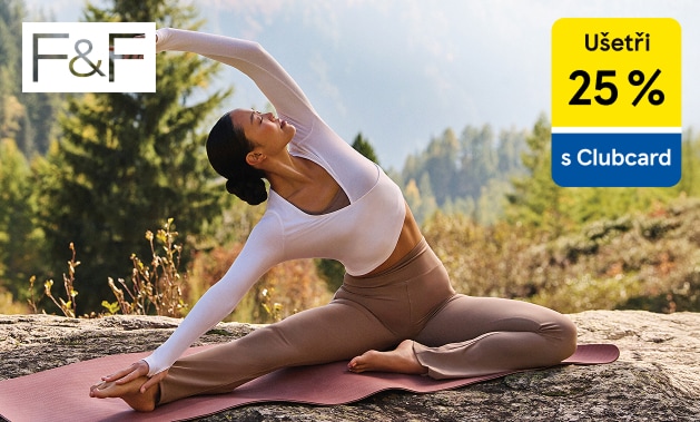 Sportovní kolekce F&F Active nyní s Clubcard o 25 % výhodněji