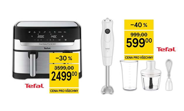 Spotřebiče Tefal jsou Super Výhodné