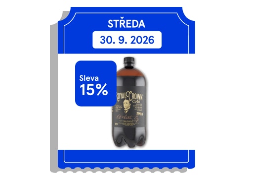 15 % sleva na limonády
