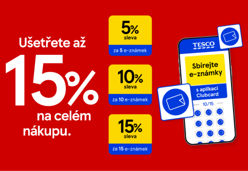 Sbírejte e-známky na slevu