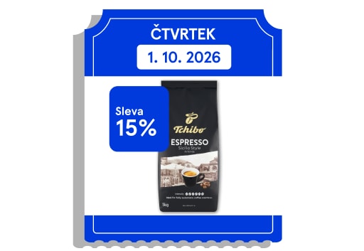 15 % sleva na Tchibo