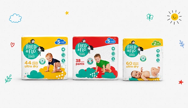 Fred & Flo Ultra Dry pleny a kalhotky