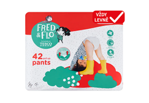 Fred & Flo Plenkové kalhotky 4 Maxi 8-14 kg