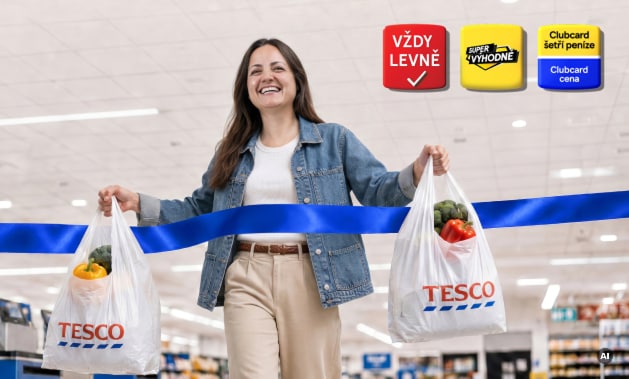 Platit méně, to je pocit vítězství. Chytré nákupy v Tesco.
