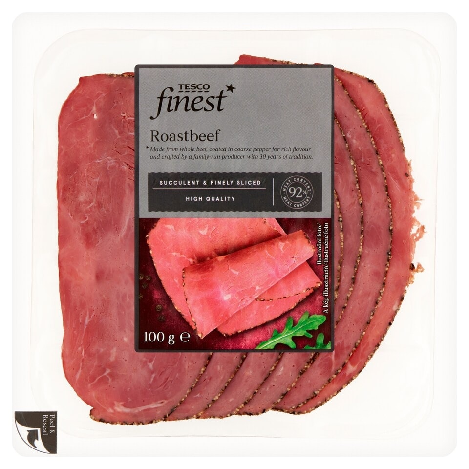 Tesco Finest Roastbeef s pepřem