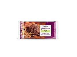 Tesco Free From Ovesné sušenky s hořkou čokoládou 50g