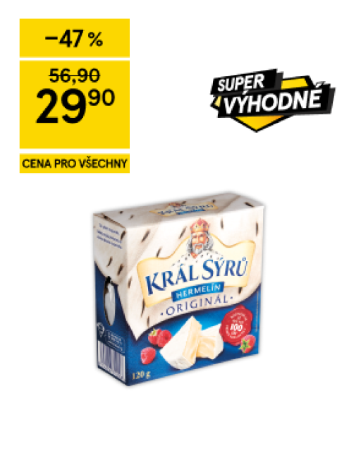 Král Sýrů hermelín