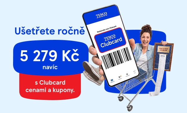 Ušetřete ročně s Clubcard