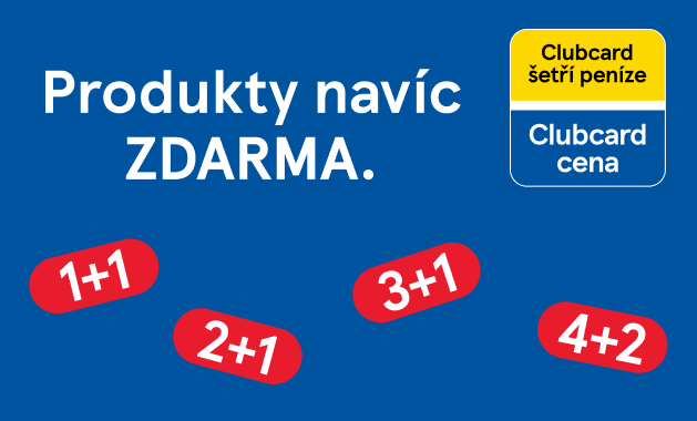 Produkty ZDARMA s Clubcard
