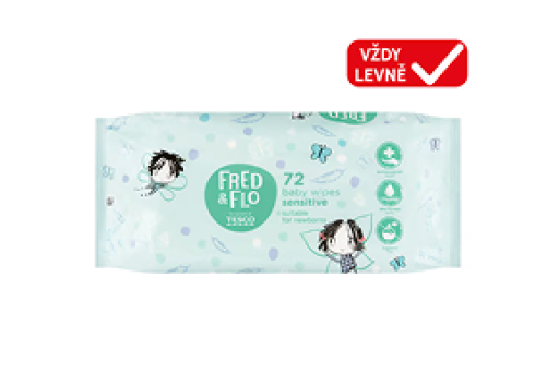Fred & Flo Dětské čisticí ubrousky 