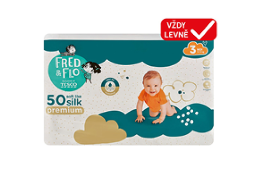 Fred & Flo Premium pleny 3 Midi 5-9 kg