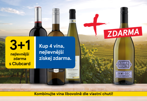 Čtvrté víno zdarma