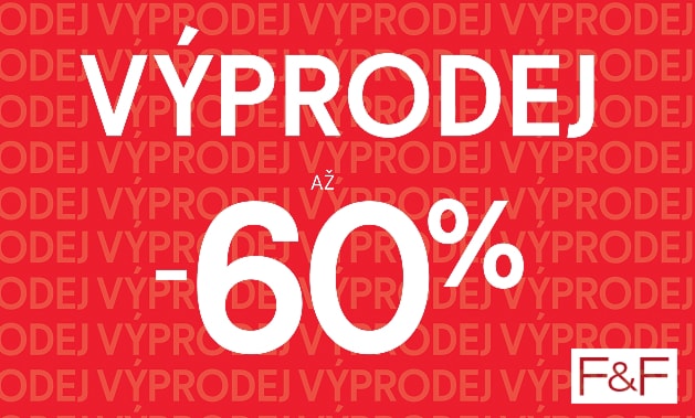 Až -60 % s Clubcard na sortiment značky F&F