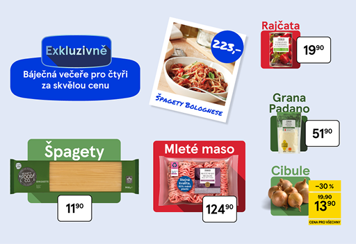 Výhodná večeře pro 4