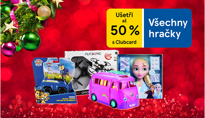 Hračky až o 50 % výhodněji
