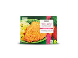 Tesco Plant Chef Bezmasý výrobek na bázi rostlinných bílkovin v kukuřičném obalu 200g