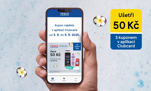 Ušetřete s kuponem v aplikaci Clubcard