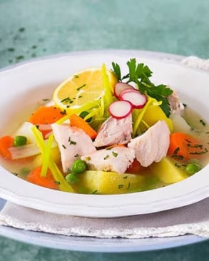 Jarní kuřecí polévka