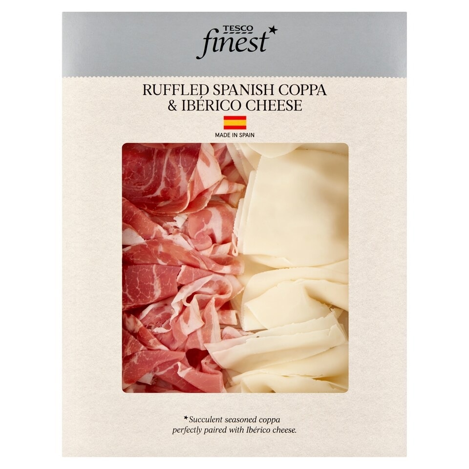 Tesco Finest Španělská Coppa a sýr Ibérico